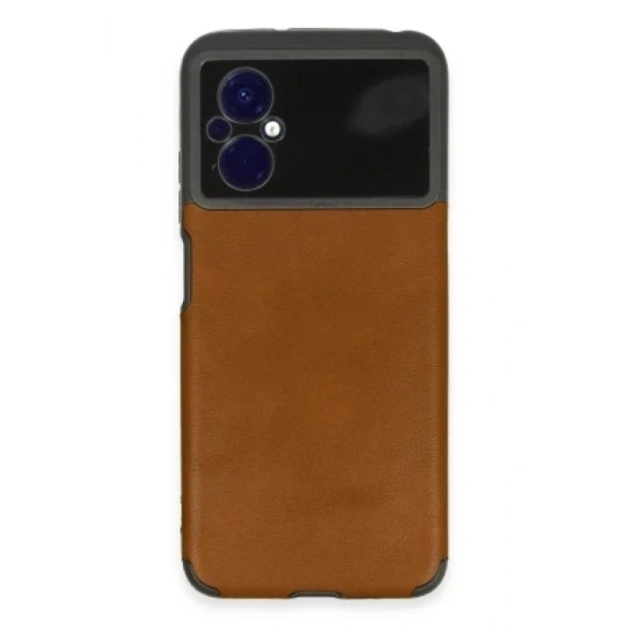 Newface Xiaomi Poco M5 Kılıf Loop Deri Silikon - Siyah