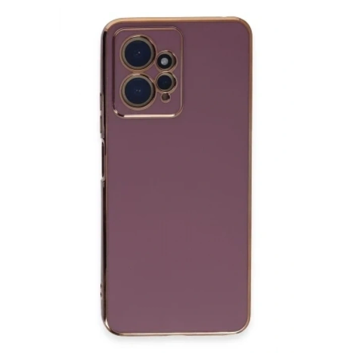 Newface Xiaomi Redmi Note 12 4G Kılıf Volet Silikon - Mor