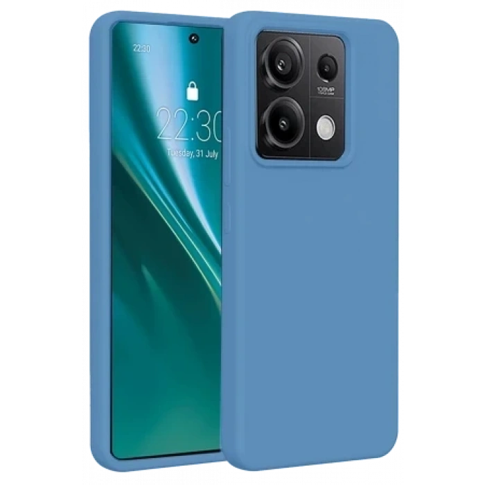 Newface Xiaomi Redmi Note 13 Pro 4G Kılıf First Silikon - Mor