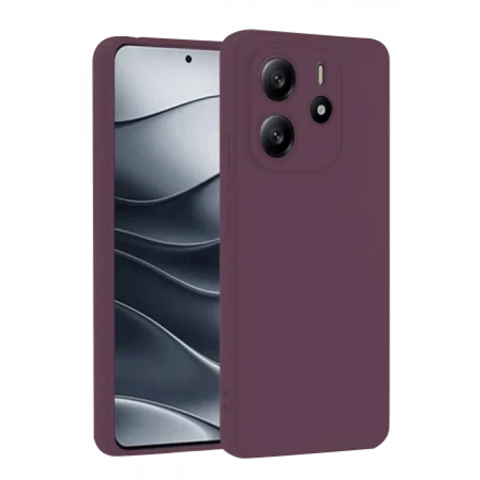 Newface Xiaomi Redmi Note 14 4G Kılıf First Silikon - Siyah