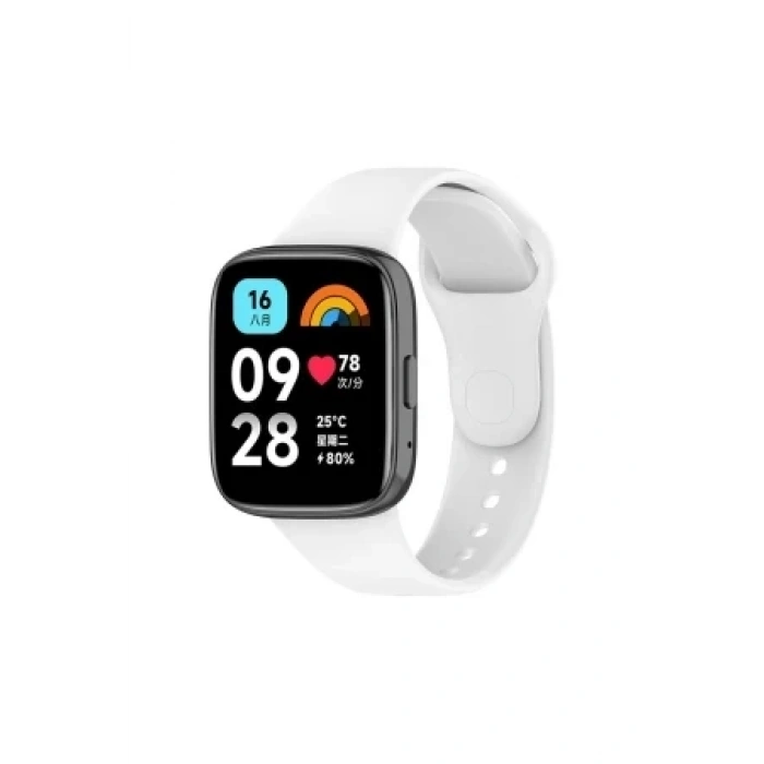 Newface Xiaomi Redmi Watch 3 Active Klasik Kordon - Beyaz