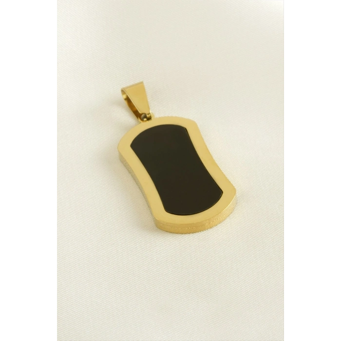 Oval Çelik Kolye Ucu 1,5*3 cm