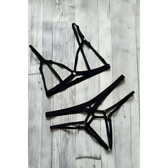 Özel Tasarım Seksi Lastik Harness Takım - 162