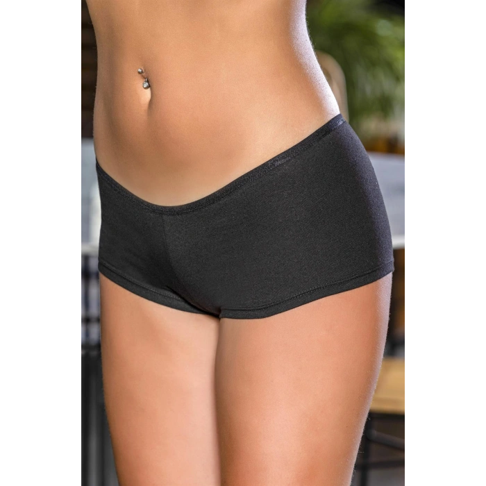 PAMUKLU BOXER KÜLOT SİYAH (MGP2963)