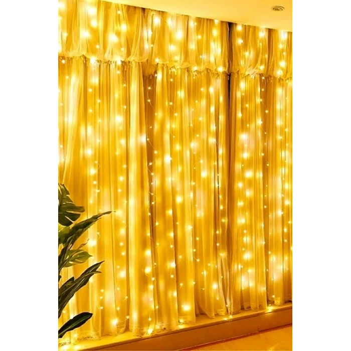 Peri Perde Led Uzaktan Kumandalı 3x3 Metre