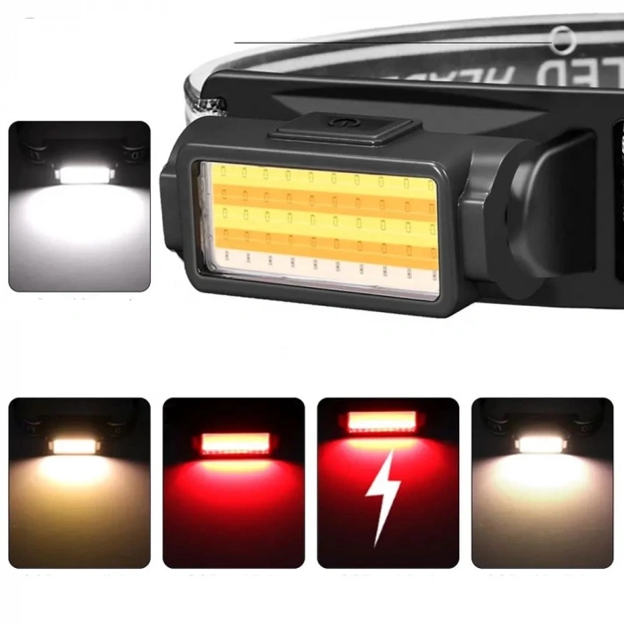 pilelistore™ 50 Cob Led Kafa Lambası  Wt-650