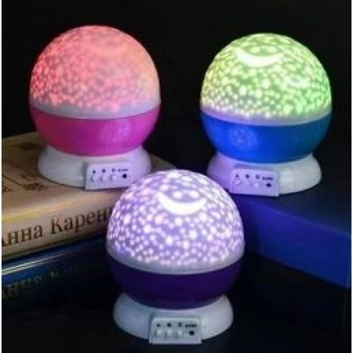 pilelistore™ Dönen   Gece Lambası