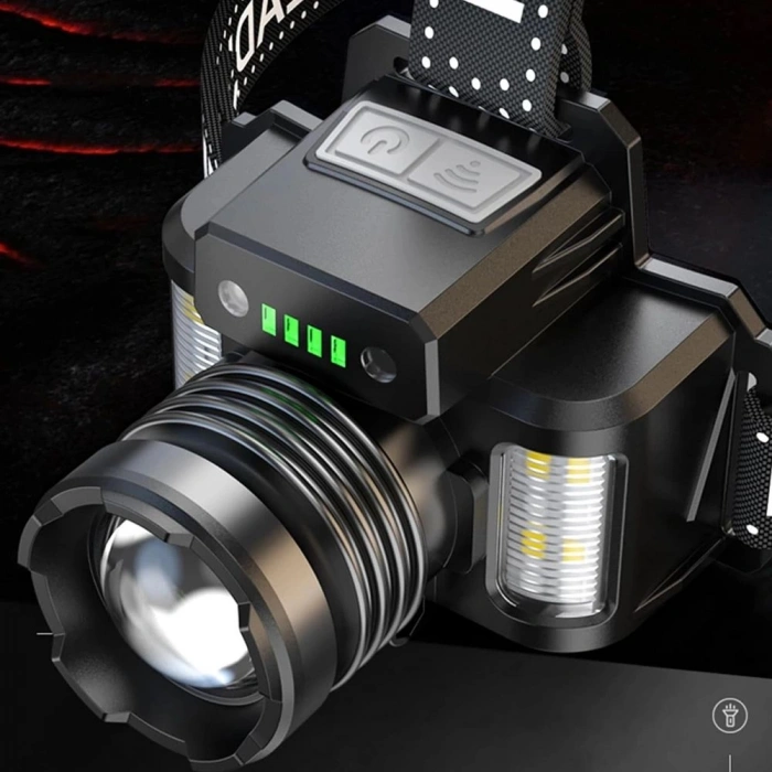 pilelistore™ Sensörlü Cree Tg Led  Şarjlı Kafa Lambası  Wt-625