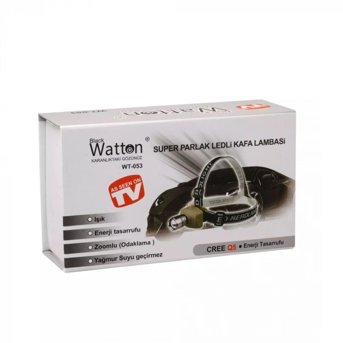 pilelistore™ Süper Zoomlu Kafa Lambası  Wt-053