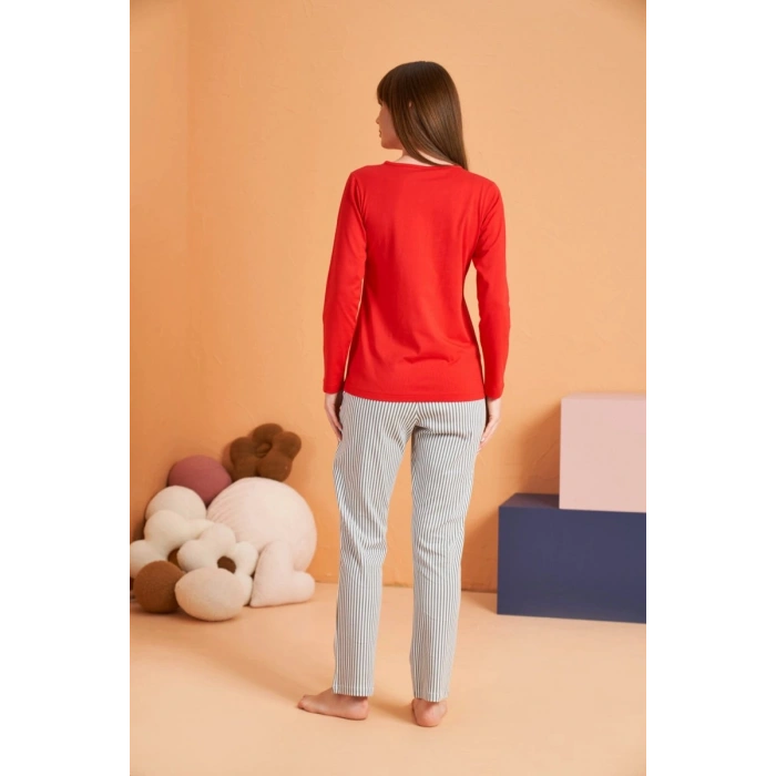 Pjs 28062 Kadın Patlı Pijama Takım