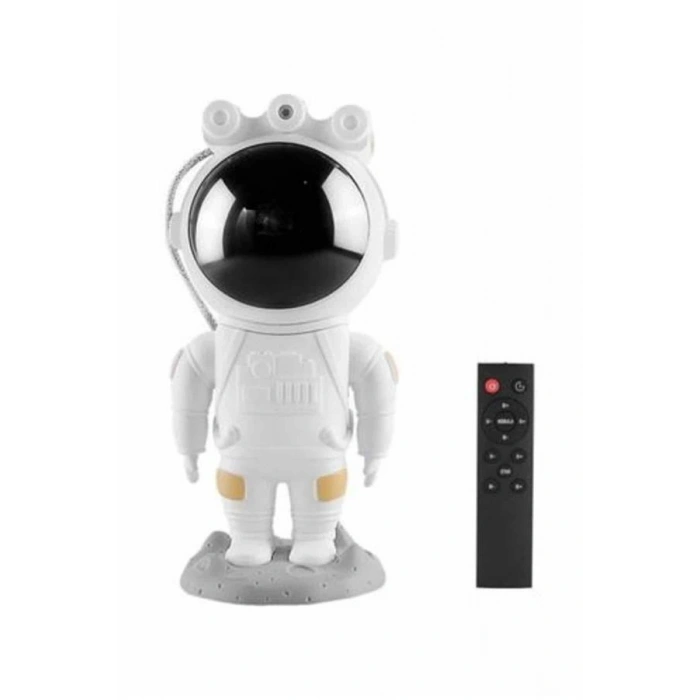 Projeksiyon Astronot Lamba Speaker Sevimli Astronot Bluetooth Hoparlör