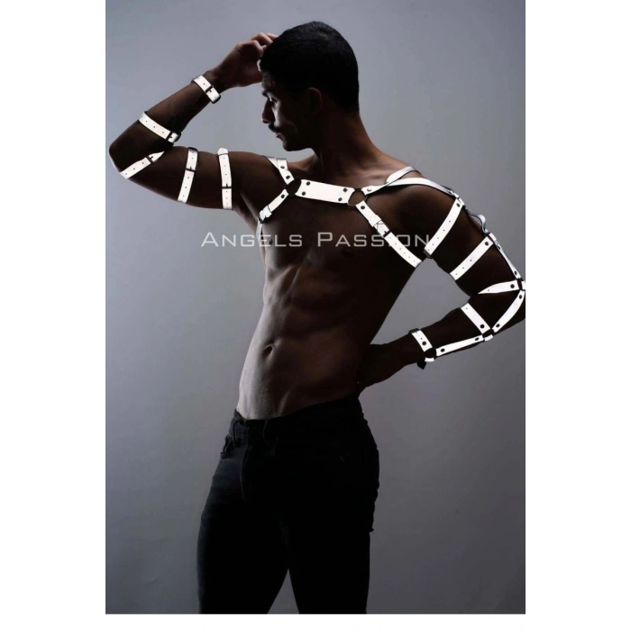 Reflektörlü (karanlıkta Yansıyan) Erkek  Bilek - Kol - Omuz Harness - m5