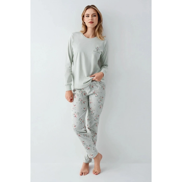 Rolypoly 3703-s Kadın Uzun Kol Pijama Takım