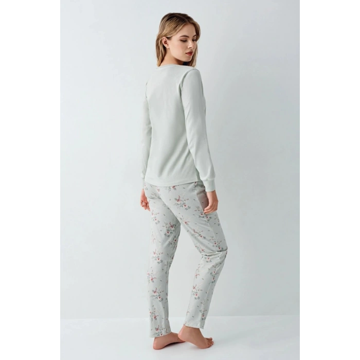 Rolypoly 3703-s Kadın Uzun Kol Pijama Takım