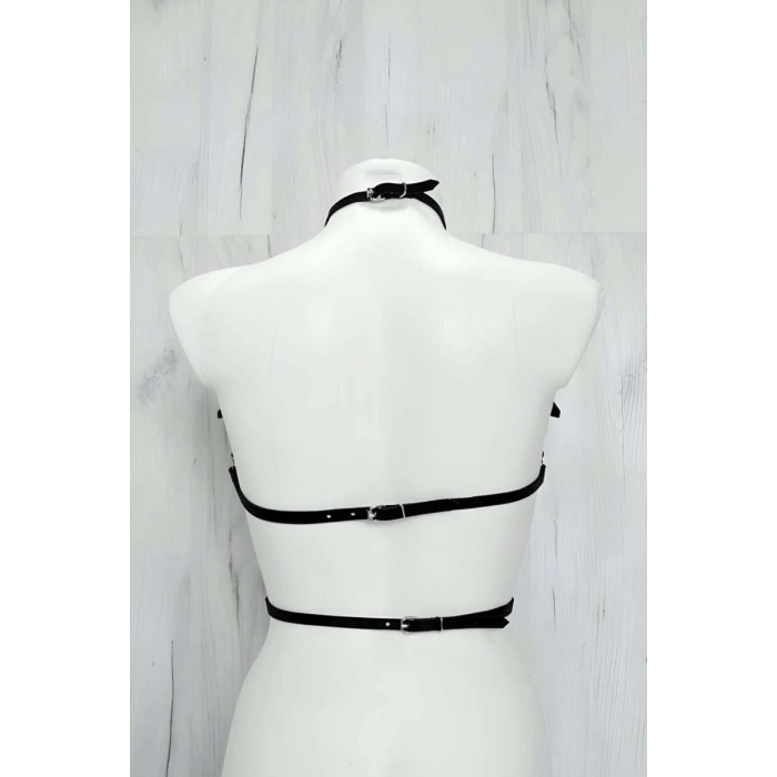 Seksi Giyim Deri Harness - 330