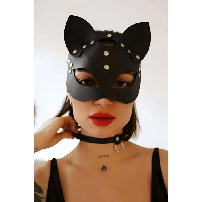 Seksi Maske Ve Choker-tasma Takım - 784