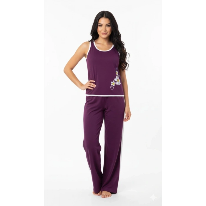 Senfoni Bayan Kolsuz Pijama Takımı 5324