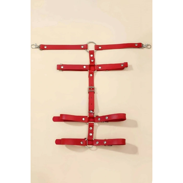 Şık Deri Tek Bacaklı Jartiyer Harness - 942