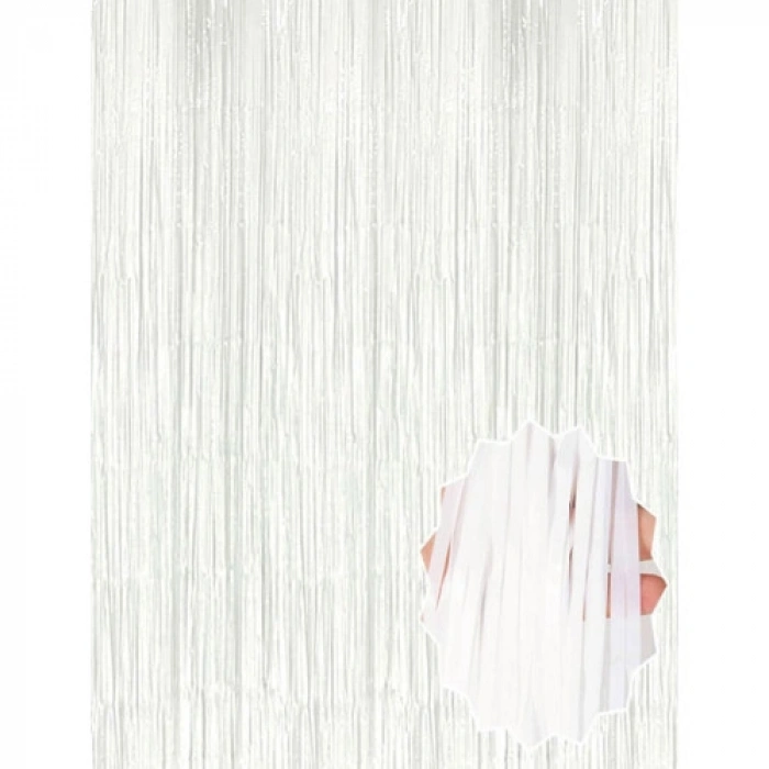 Soft Beyaz Renk Duvar ve Kapı Perdesi İthal 100x200 cm