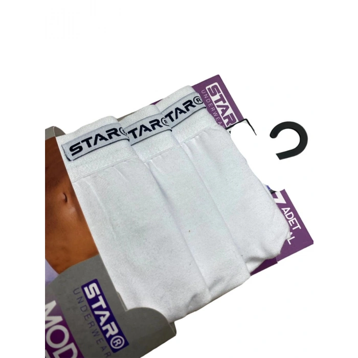 Star 109 Erkek  3lü Modal Slip