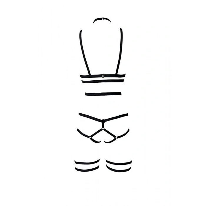 String - Sütyen Jartiyer Harness Takım - 142