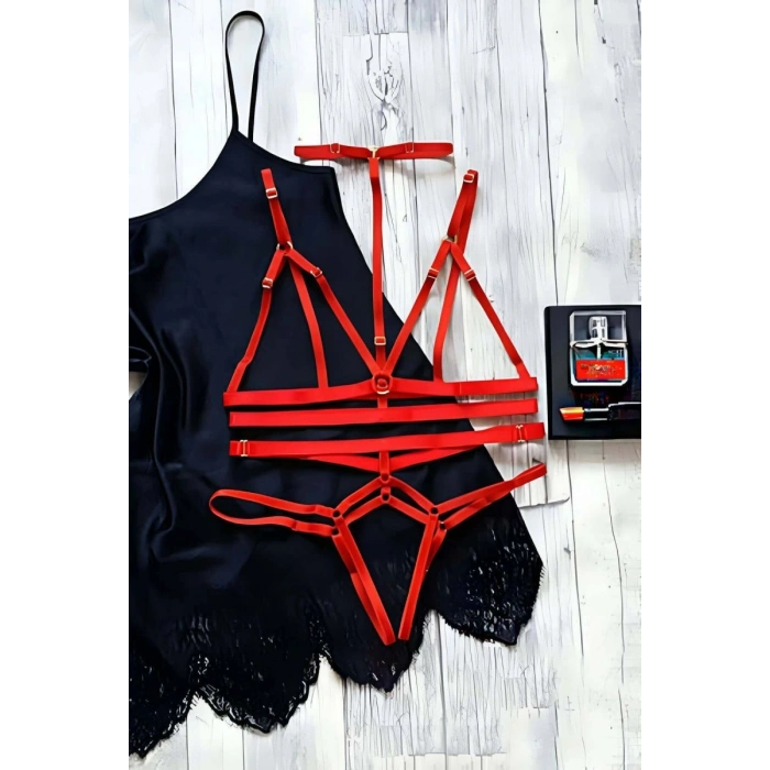 String - Sütyen Lastik Harness Takım - 144