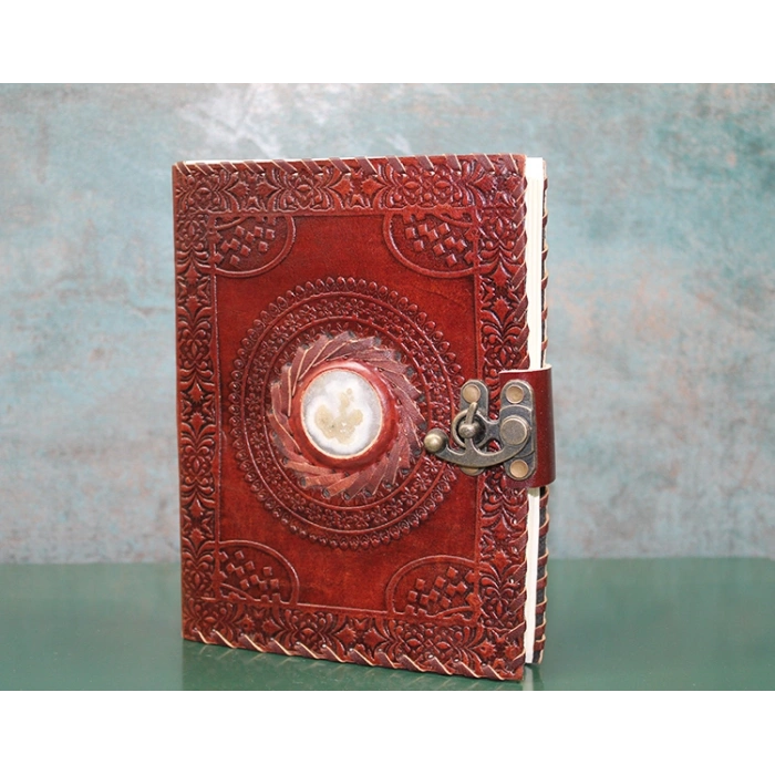 Taşlı Deri Defter