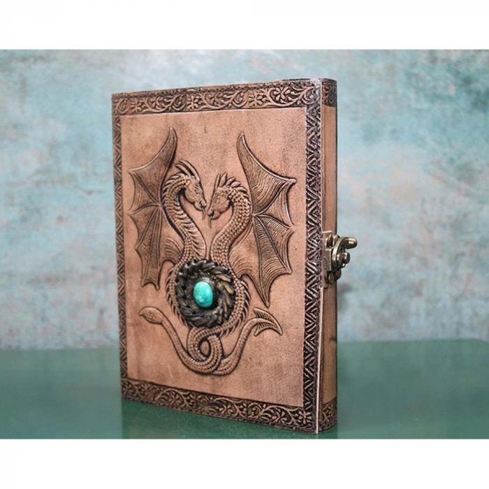 Taşlı Deri Defter