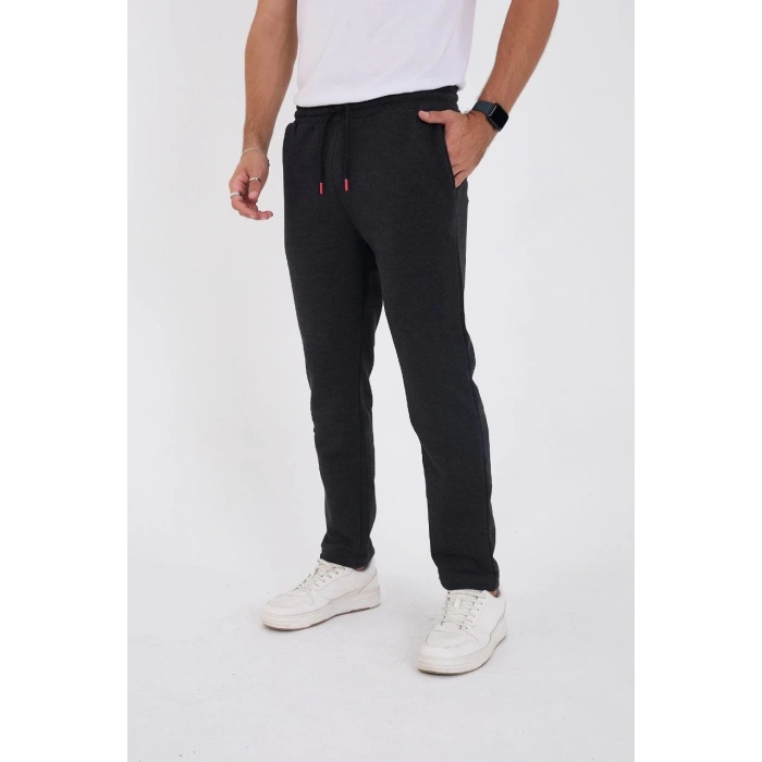 Üç İplik Basic Eşofman Pantolon - Antrasit