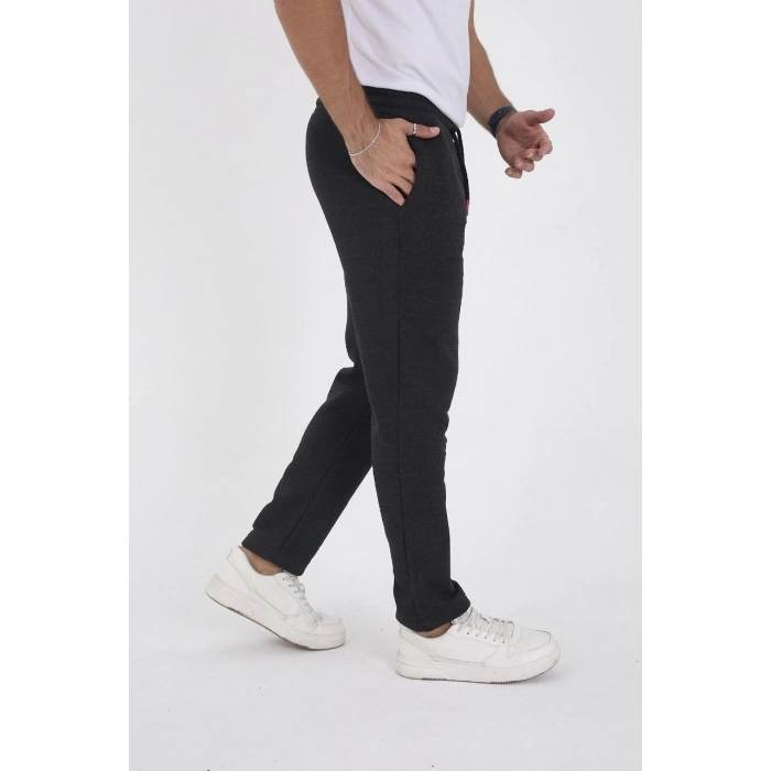 Üç İplik Basic Eşofman Pantolon - Antrasit