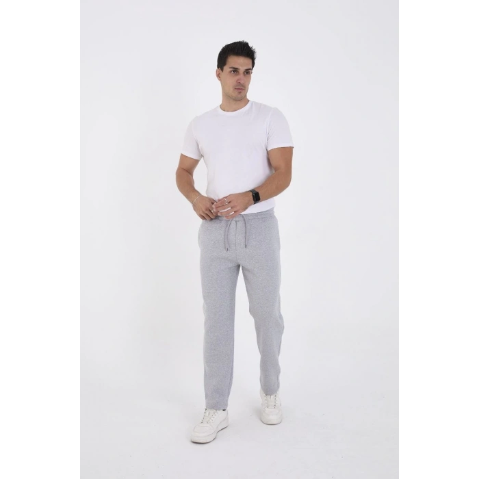 Üç İplik Basic Eşofman Pantolon - Gri