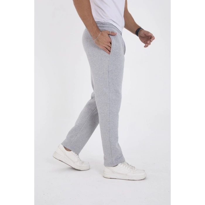 Üç İplik Basic Eşofman Pantolon - Gri