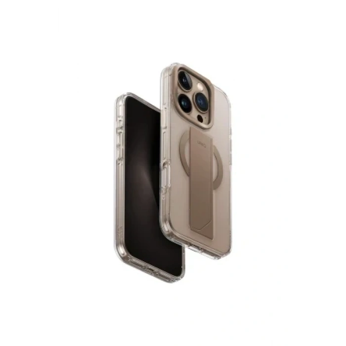 Uniq Apple iPhone 16 Pro Max Heldro Max Magsafe Standlı Kapak - Gold