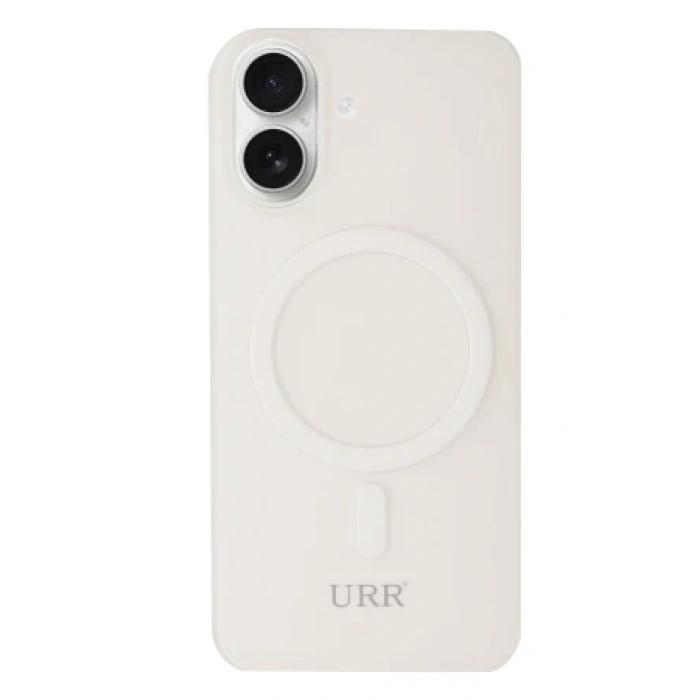 URR Apple iPhone 16 Ultra Thin Matte PC Magsafe Kapak - Şeffaf