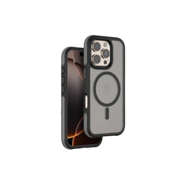 Venco Apple iPhone 16 Pro Orbit Magsafe Kapak - Siyah