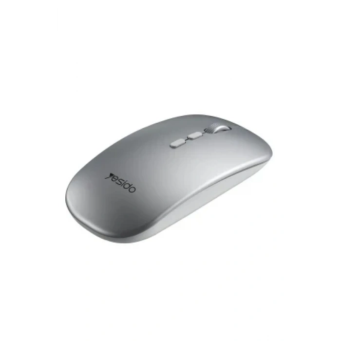 Yesido KB15 2.4G Ergonomik Kablosuz Mouse - Gümüş