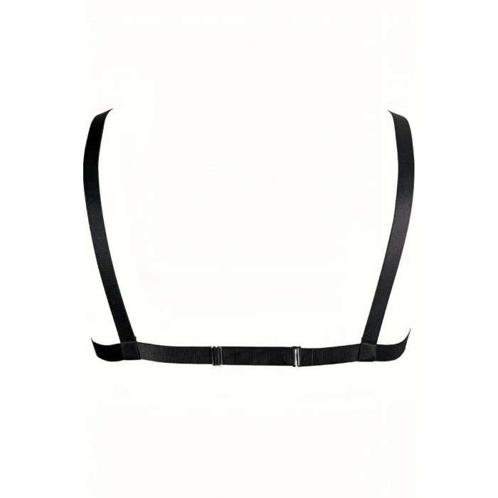 Zincirli Lastik Göğüs Harness - 818