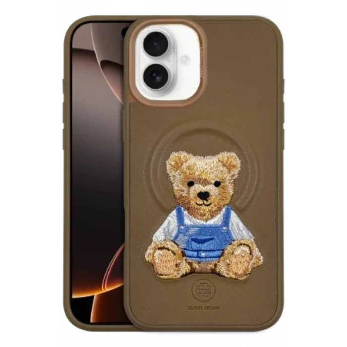 ZuckBear Apple iPhone 16 Everley Magsafe Kapak - Siyah