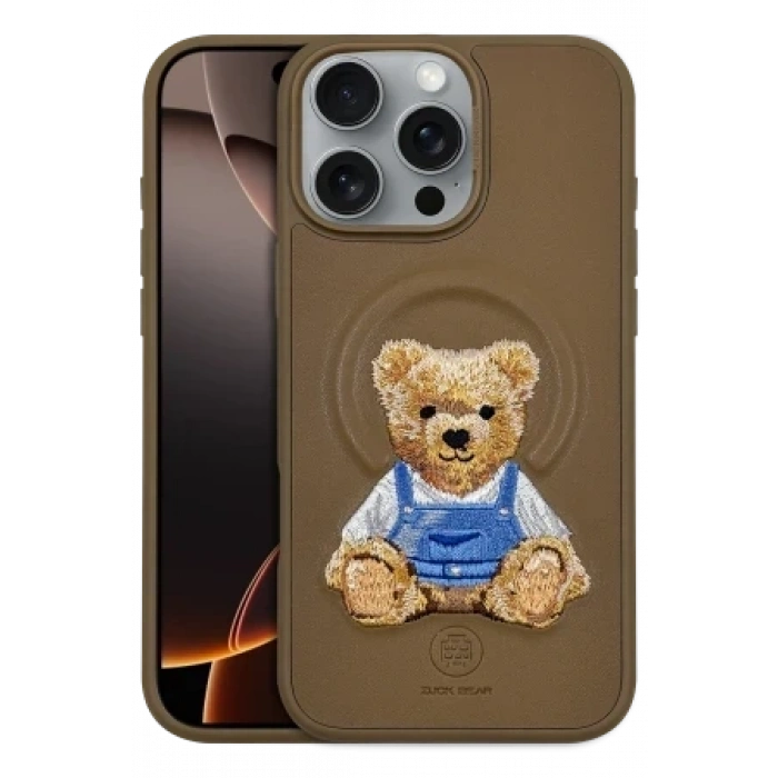 ZuckBear Apple iPhone 16 Pro Everley Magsafe Kapak - Siyah