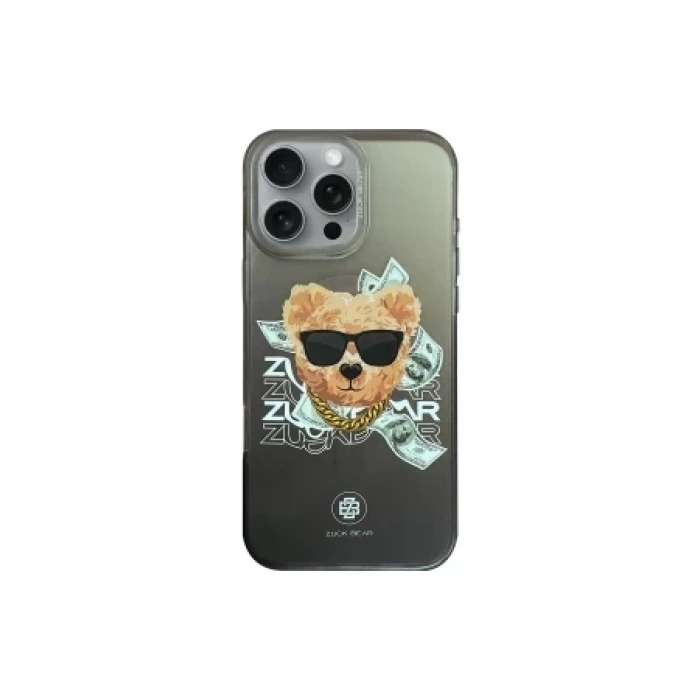 ZuckBear Apple iPhone 16 Pro Max Harold Magsafe Kapak - Siyah