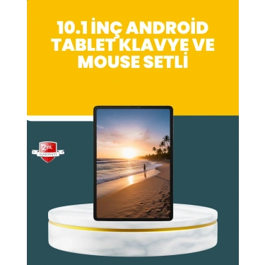 10.1 İnç IPS Ekranlı Android Tablet Bilgisayar Seti