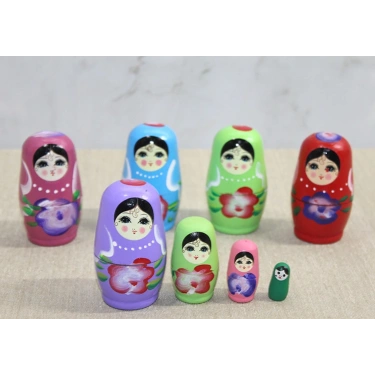 4Lü Ahşap Matruşka