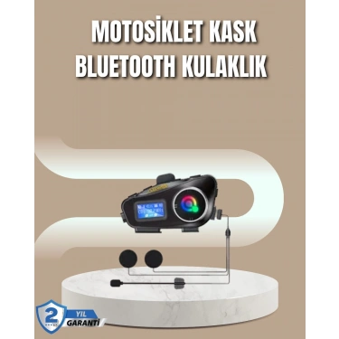 500 Metre İnterkom Mesafeli Kask Kulaklığı Gürültü Engelleyici