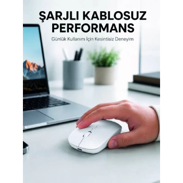 5000 Dpı Bluetooth Kablosuz Mouse Hafif Ergonomik Sessiz Wireless Fare
