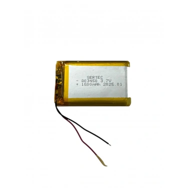 803450 3.7V 1500mAh Li-Polymer Pil (Devreli/1.5A)