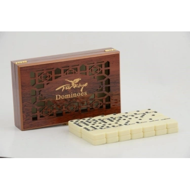 Ahşap Kutulu Domino