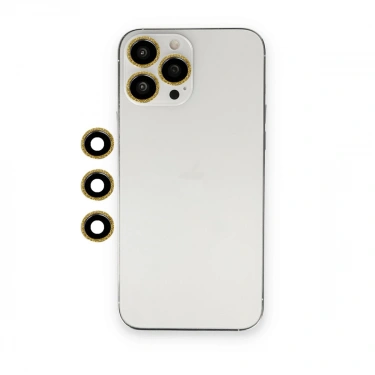 Apple İphone 12 Pro Max Shine Kamera Lens - Gold