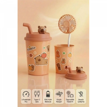 BARDAK MODEL MİNİ AYICIKLI FAN
