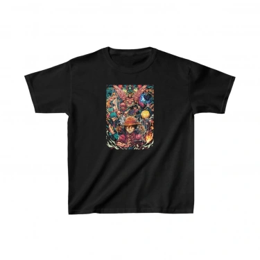 Baskılı T-Shirt - Siyah -