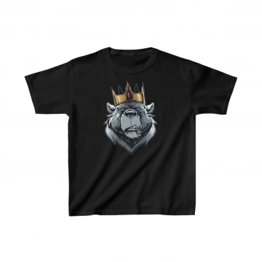 Baskılı T-Shirt - Siyah -